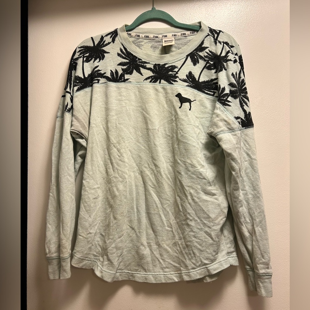 Victoria's Secret PINK Palm Tree Sweatshirt